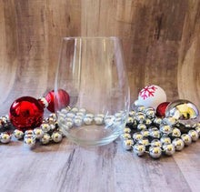 Load image into Gallery viewer, Custom Stemless Glass Drinkware with Vinyl and/or Glitter (Chocol8&#39;s Crafts &amp; Confections) | Custom Creations
